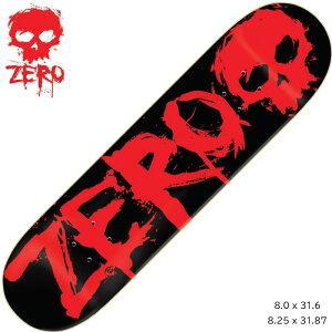 �[�� �X�P�[�g�{�[�h ZERO SKATEBOARDS BLOOD SKULL RESIN-7 SKATE BOARD DECK �����C��
