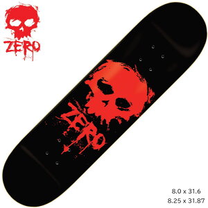 �[�� �X�P�[�g�{�[�h ZERO SKATEBOARDS BLOOD SKULL RESIN-7 SKATE BOARD DECK �����C��