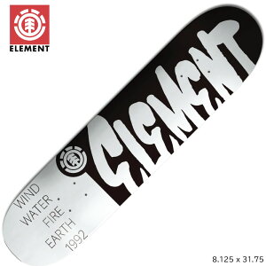 Gg fbL ELEMENT PUFFYS BLACK 8.125 XP[g{[h SKATE BOARD DECK