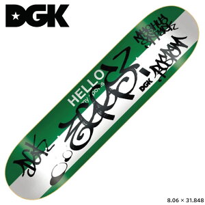 DGK �f�b�L �f�B�[�W�[�P�[ �f�b�L DGK SKATEBOARD MY SPOT IS EGGS TEAM 8.06 �X�P�[�g�{�[�h SKATE BOARD DECK
