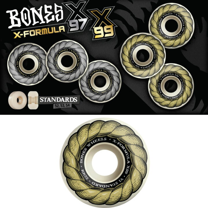 楽天市場】ボーンズ ウィール BONES WHEELS X Formula V1 STANDARD 99A 