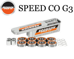 BRONSON u\ SPEED CO xAO G3 SKATEBOARD XP[g{[h bearing G2ϋv܂B