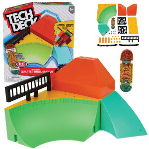 テックデッキ 指スケ アイテムセット Tech Deck Quarter Bowl Ruckus X-Connect Park Creator 指スケ フィンガーボード スケートボード スケボー