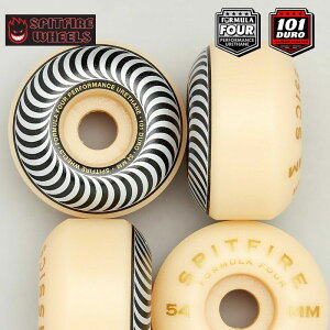 Xsbgt@CA[ EB[ SPITFIRE WHEEL FORMULA FOUR F4 101DURO CLASSIC 101D 54mm silver XP{[ SKATEBOARD XP[g{[h Xsbgt@C[ EB[ Ki