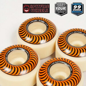 Xsbgt@CA[ EB[ SPITFIRE WHEEL FORMULA FOUR F4 99DURO CLASSIC 99D 53mm orange XP{[ XP[g{[h Xsbgt@C[ EB[ Ki