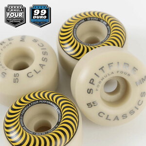 Xsbgt@CA[ EB[ SPITFIRE WHEEL FORMULA FOUR F4 CLASSIC 99D 55mm red XP{[ XP[g{[h Xsbgt@C[ EB[ Ki