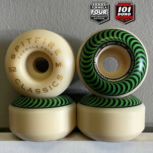 �X�s�b�g�t�@�C�A�[ �E�B�[�� SPITFIRE WHEEL FORMULA FOUR F4 CLASSIC 101D 52mm red �X�P�{�[ SKATEBOARD �X�P�[�g�{�[�h �X�s�b�g�t�@�C���[ �E�B�[���@