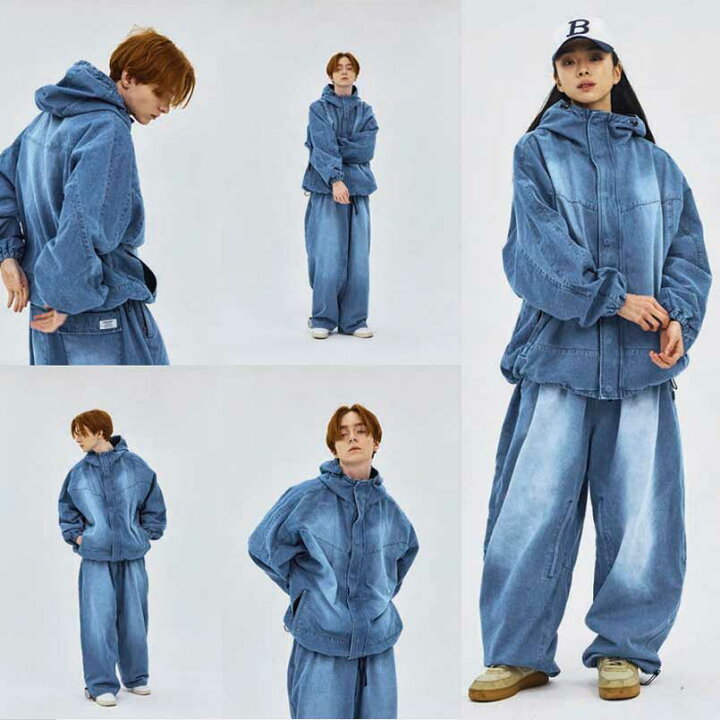 楽天市場】即日発送 BSRABBIT ビエスラビット WAX REAL DENIM HOODED  