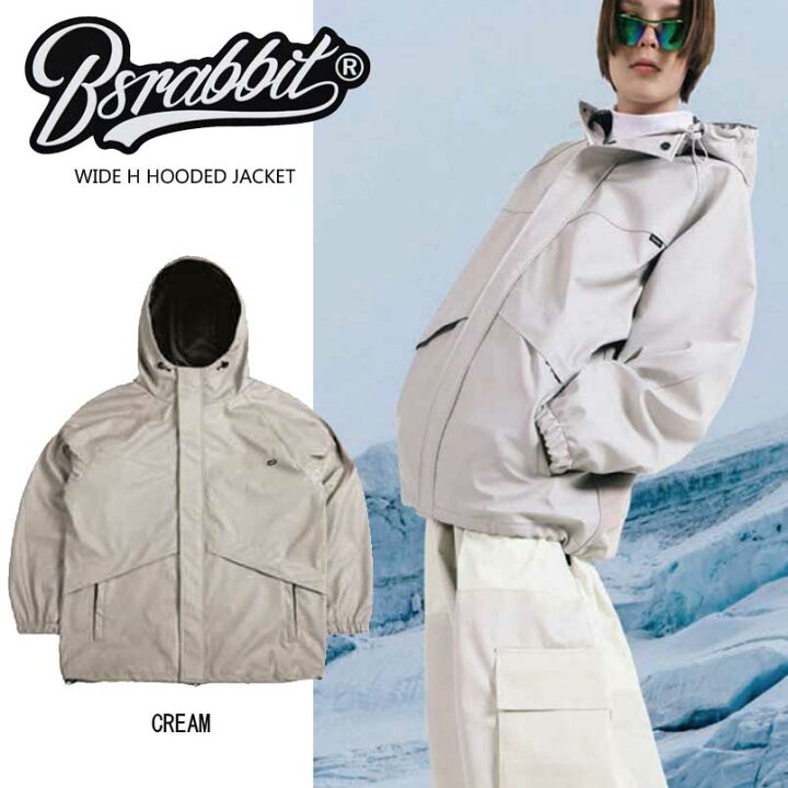 楽天市場】即日発送 BSRABBIT ビエスラビット WIDE H HOODED JACKET  