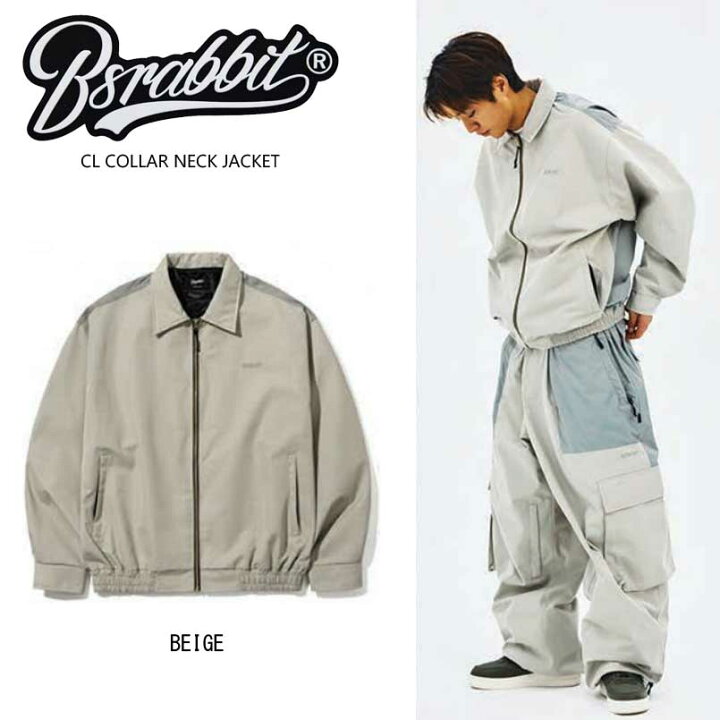 楽天市場】即日発送 BSRABBIT ビエスラビット CL COLLAR NECK JACKET 