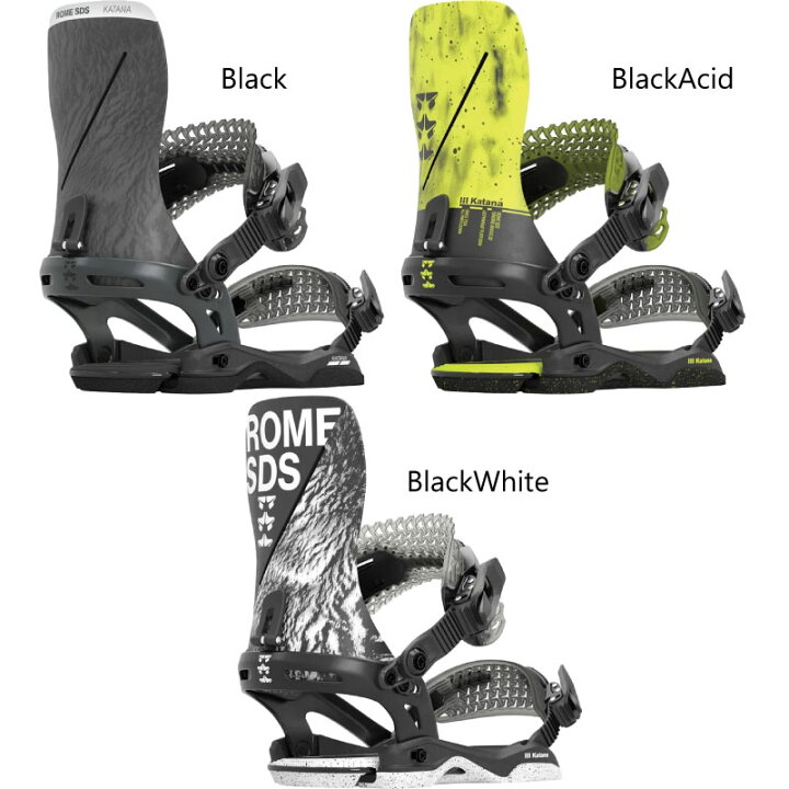 楽天市場】ローム カタナ ROME KATANA BINDING SNOWBOARD スノーボード  