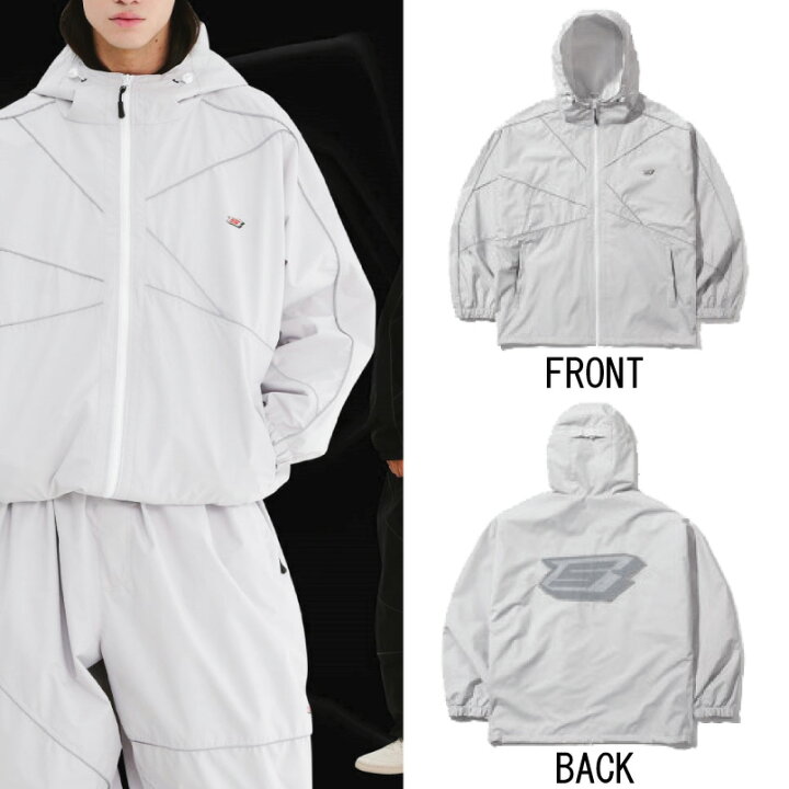 楽天市場】BSRABBIT ビエスラビット SPIDERWEB HOODED JACKET SILVER 