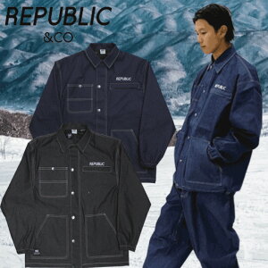 リパブリック ウェア デニムジャケット ハンティング コートジャケット REPUBLIC&CO HUNTAING COAT JACKET 2024-2025 ジブ パーク グラトリ