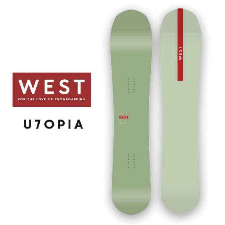 楽天市場】ウエスト スノーボード ユートピア WEST SNOWBOARD UTOPIA 