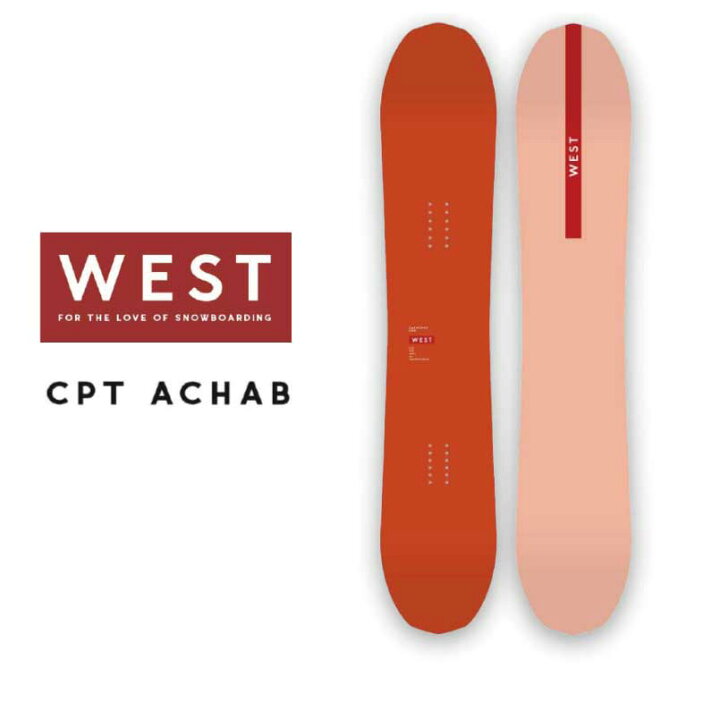 楽天市場】ウエスト スノーボード CPT WEST SNOWBOARD CPT ACHAB 板  