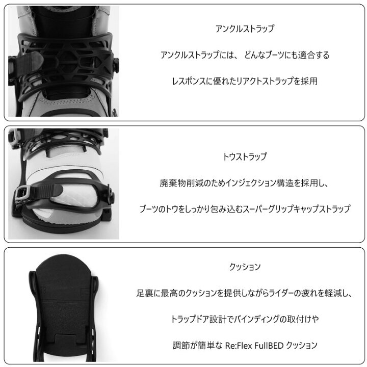 楽天市場】バートン ビンディング フリースタイル Burton FREESTYLE Re 