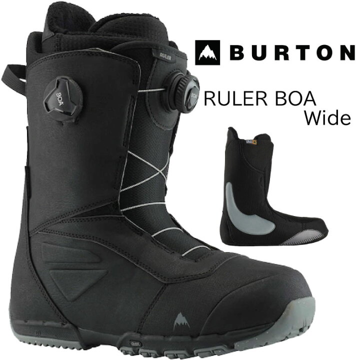 楽天市場】バートン ブーツ スノーボード ルーラー ボア ワイド Burton 