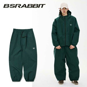 ビエス ラビット ジャケット アークティックエッジ パンツ BSRABBIT Arctic Edge Super Wide Jogger Pants DARK GREENスノーボード ウエア パンツ 25-26 BSR2526FWPT064