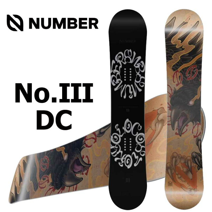 楽天市場】NUMBER SNOWBOARDS III DC（スリーDC）25-26 ナンバー 
