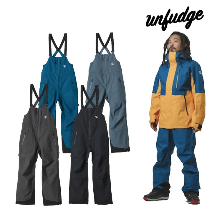 楽天市場】アンファッジ ピープ ビブパンツ UNFUDGE PEEP BIB PANTS