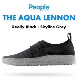 People footwear ピープル フットウェア サンダル ウォーターシューズ ＜ The Lennon Chiller ＞メンズサンダル カラー： Really Black / Skyline Grey