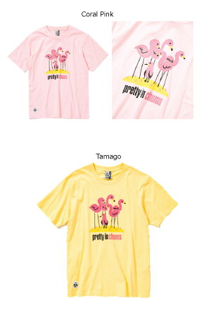 今だけ【最大1200円クーポン】配布中!!CHUMS チャムス メンズ Tシャツ CH01-1503< Flamingos Booby T-Shirt フラミンゴブービーTシャツ >※取り寄せ品