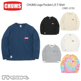 CHUMS チャムス メンズ L/S Tシャツ CH01-2155＜CHUMS Logo Pocket L/S T-Shirt チャムスロゴポケットロングスリーブTシャツ(ロンT/ロングTシャツ)＞※取り寄せ品