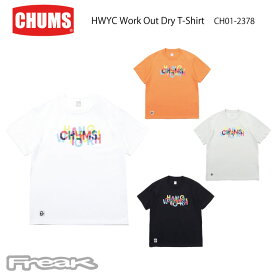 CHUMS チャムス トップス Tシャツ CH01-2378＜HWYC Work Out Dry T-Shirt　HWYCワークアウトドライTシャツ＞※取り寄せ品