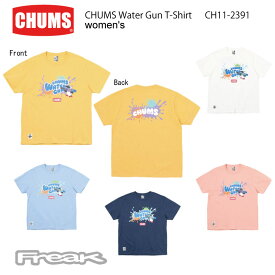 CHUMS チャムス レディース Tシャツ CH11-2391＜CHUMS Water Gun T-Shirt Womens チャムスウォーターガンTシャツ＞※取り寄せ品