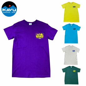 KAVU カブー メンズ Tシャツ トゥルーロゴTシャツ TRUE LOGO Tee 半袖 アウトドア Tシャツ rss