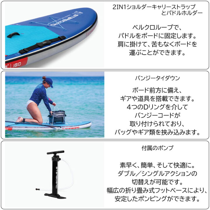 楽天市場】スターボード サップ アイゴー デラックス 10
