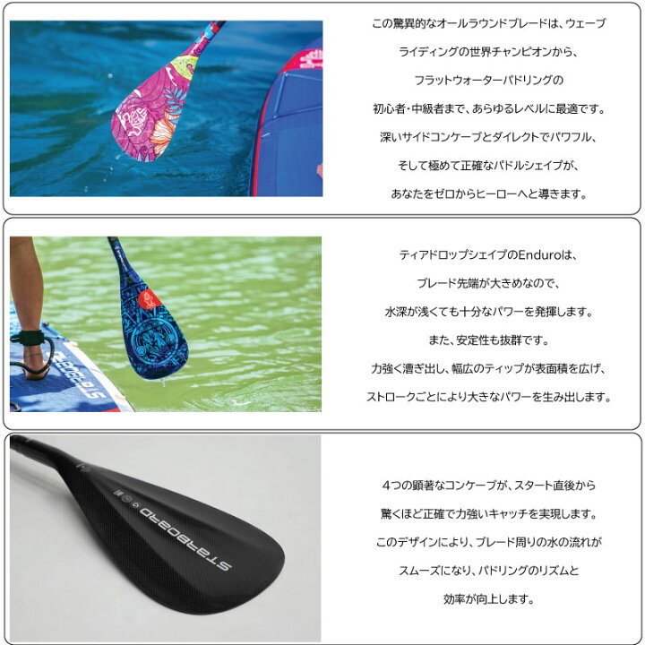 楽天市場】スターボード パドル ハイブリッドパドル 2ピース パドル 