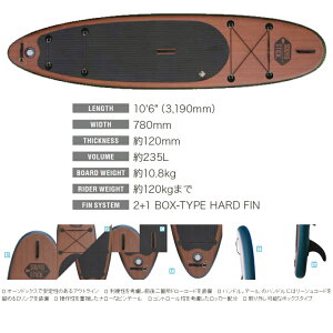 SOUYUSTICK 漕遊 ソーユースティック SKYWALK 10'6" インフレータブルスタンドアップパドルボード ソウユウスティック サップ