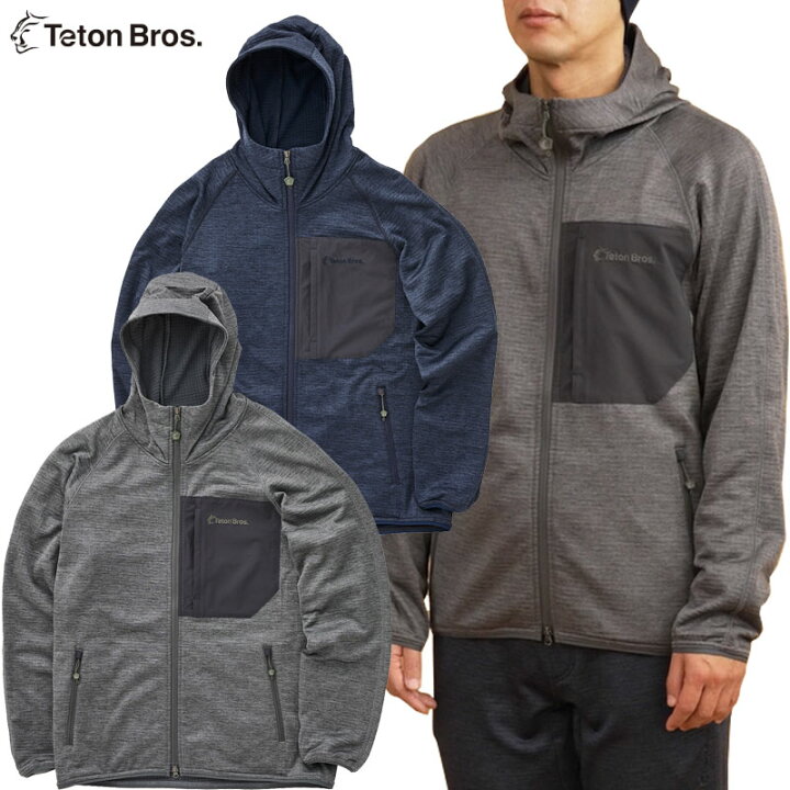 楽天市場】ティートンブロス グラフェン ジップ フーディー TetonBros 