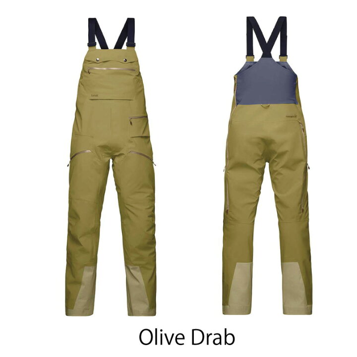 楽天市場】NORRONA ノローナ ＜tamok Gore-Tex Pro Bib ＞OliveDrab 