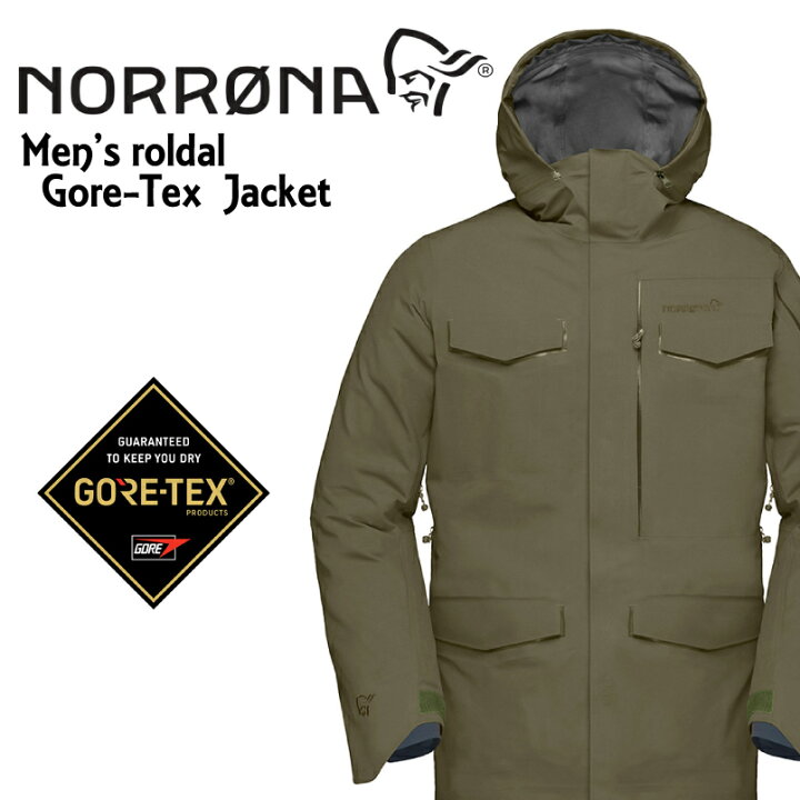 楽天市場】NORRONA ノローナ ＜roldal Gore-Tex Jacket＞カラーOlive  