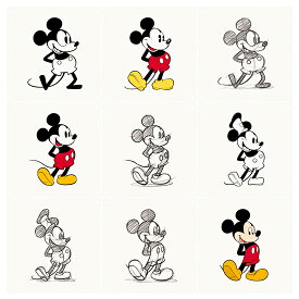 Mickey Mouse animation /壁を傷つけない 簡単取付 賃貸物件の模様替えにも　ヨーロッパで大人気な 名画が楽しめます。