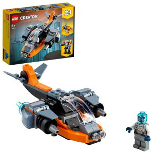 ���S(LEGO) �N���G�C�^�[ �T�C�o�[�h���[�� 31111 �������� �u���b�N �v���[���g ��s�@ �Ђ����� �j�̎q ���̎q 6�Έȏ�