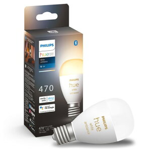 Philips Hue X}[gd E17 40W zCgOf[V 1 - tBbvXq[ LEDd X}[gCg AlexaΉ Ɩ 470lm F dF F F X}[gz[ ԐڏƖ  