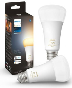 Philips Hue X}[gd E26 100W zCgOf[V 2 Zbg - tBbvXq[ LEDCg X}[gCg AlexaΉ Ɩ 1600lm dF F  F X}[gz[ ԐڏƖ 