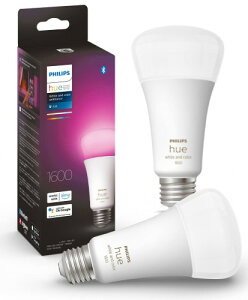 Philips Hue X}[gd E26 100W tJ[ 2 Zbg - tBbvXq[ LEDCg X}[gCg AlexaΉ Ɩ 1600lm }`J[ 1600F dF F  F X}[gz[ Ԑ