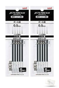 OHM {[y ֐c WFbgXg[ SXR-5 5P 0.5mm{[ւc 5P×2 v10{ ܂t{[y uniMITSUBISHIPencil JETSTREAM