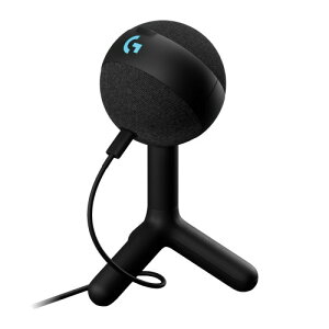 Logicool G Q[~O}CN YETI ORB RfT[}CN G-YETI-ORB-BK Xg[~OzM mCYy RGB LIGHTSYNC USB BLUE VO!CE PC MAC Q[~O }CN  ubN RfT[ windows Ki