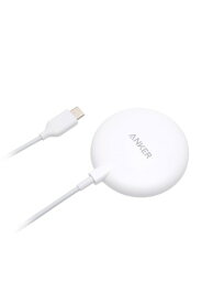 Anker PowerWave Magnetic Pad Lite（マグネット式ワイヤレス充電器） iPhone 15 / 14シリーズ ホワイト