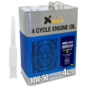 AZ(G[[bg) oCNp 4TCN GWIC 4L 10W-50/MA2Ki/100%w/2֗p MEB-014/EG064/ONROAD