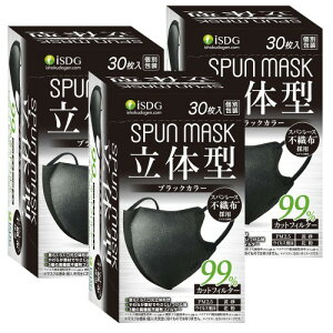 [HhbgR] iSDG90 30x3 ̌^Xp[XsDzJ[}XN SPUN MASK (Xp}XN) ubN 30x3