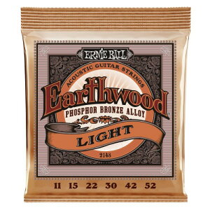 Ki ERNIE BALL 2148 AR[XeBbNM^[ (11-52) EARTHWOOD PHOSPHOR BRONZE LIGHT
