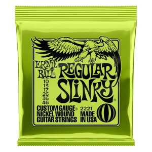 ERNIE BALL A[j[{[ GLM^[ REGULAR SLINKY 2221 M[EXL[ (10-46)