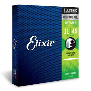 ELIXIR(GNT[) ElixirGLM^[ OPTIWEB Medium .011-.049 #19102 Ki