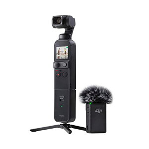 DJI Pocket 2 CreatorR{ 3Wo X^rCU[ 4KJA1/1.7C`CMOS 64MPʐ^ tFCX gbLO YouTube/VlogpBe Android iPhoneΉ̃|[^u rfIJ ubN
